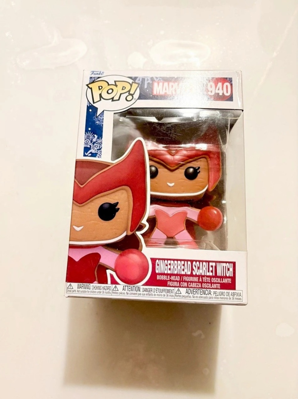 Funko Gingerbread Scarlet Witch #940 Vinyl Figure NIB Red